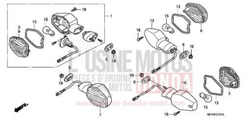 CLIGNOTANT (CB1300S/CB1300SA) CB1300SA8 de 2008